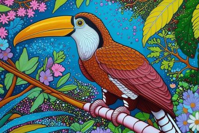 TUKAN V BARVÁCH BRAZÍLIE – malířský workshop